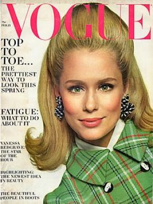 Vintage Vogue magazine covers - wah4mi0ae4yauslife.com - Vintage Vogue February 1967 - Lauren Hutton.jpg